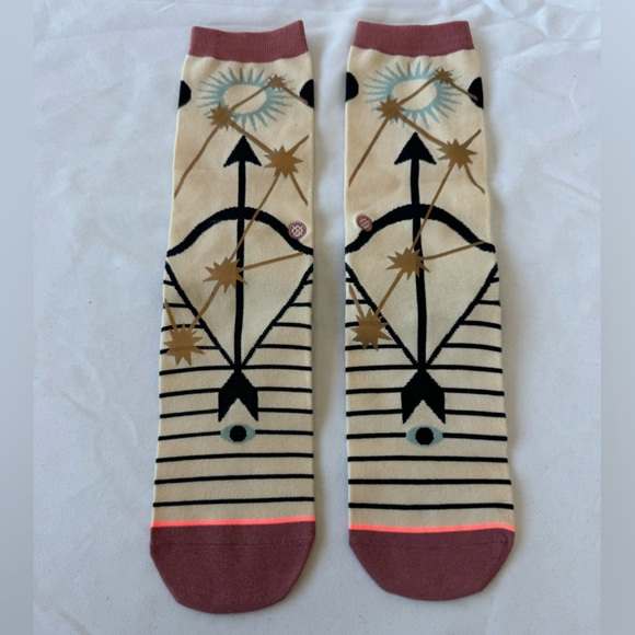Stance Midnight Rose Studded & Zodiac Sagittarius Socks Size S/M - Picture 6 of 9